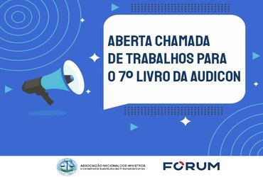 Aberta chamada de trabalhos para o 7º livro da Audicon